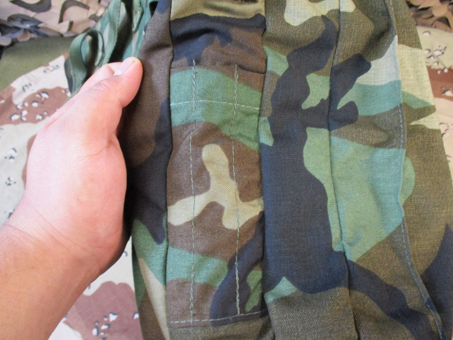 US Military AH-64 Flyers Helmet Bag Woodland Camo Tactical Flight Gear Surplus