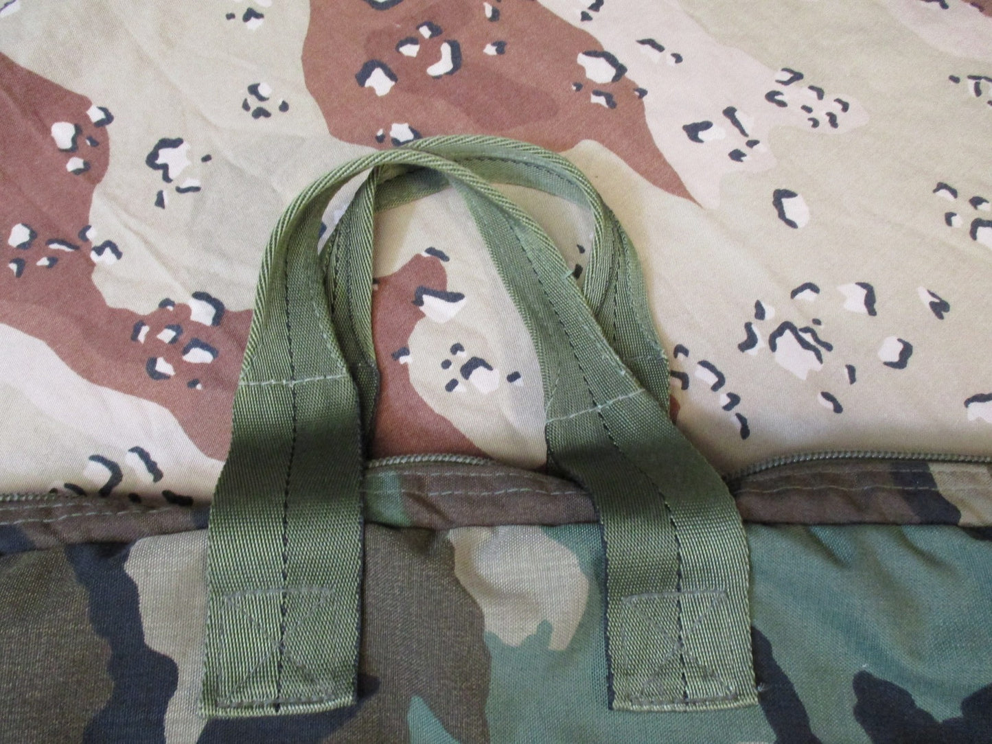 US Military AH-64 Flyers Helmet Bag Woodland Camo Tactical Flight Gear Surplus