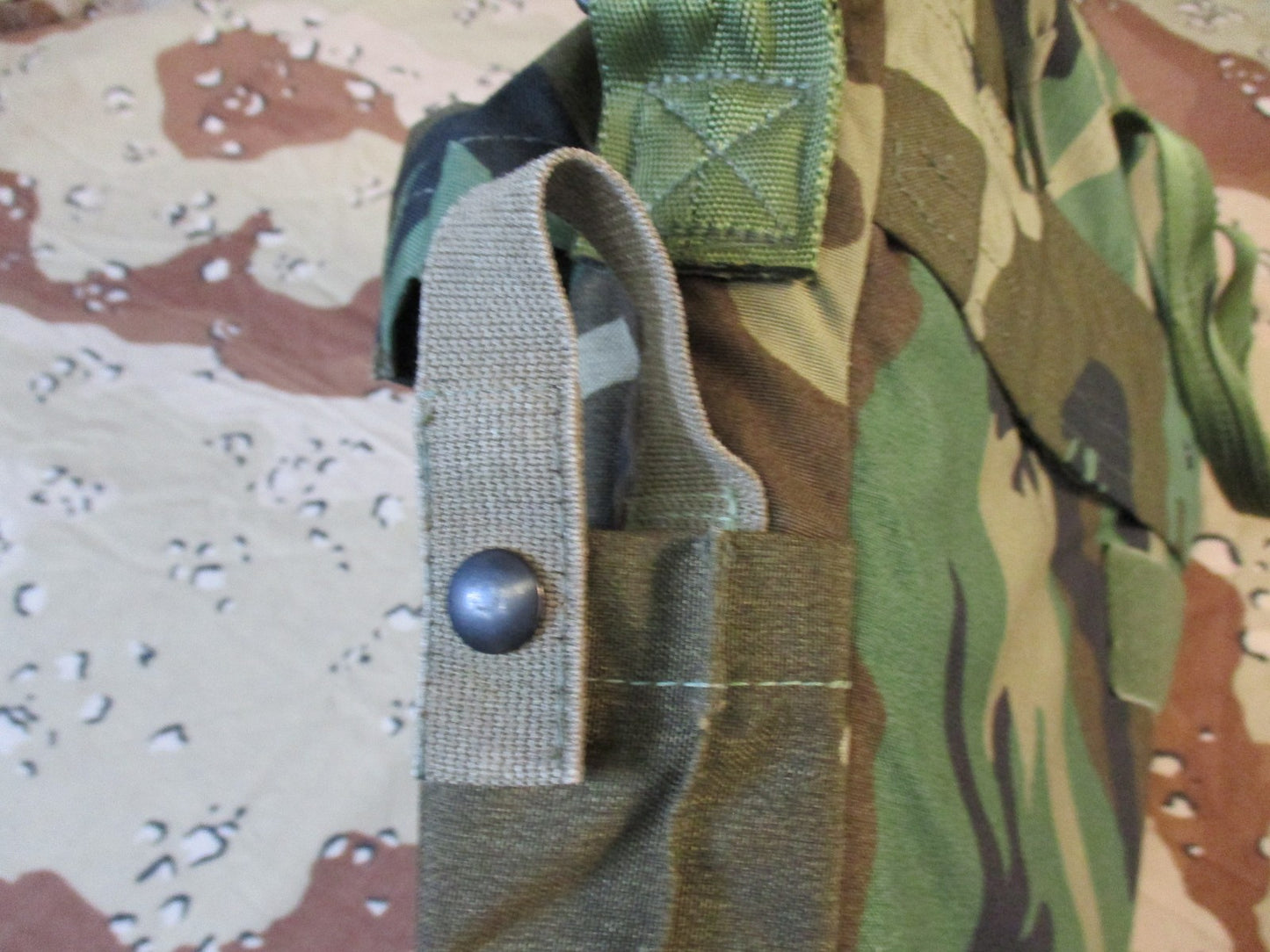 US Military AH-64 Flyers Helmet Bag Woodland Camo Tactical Flight Gear Surplus