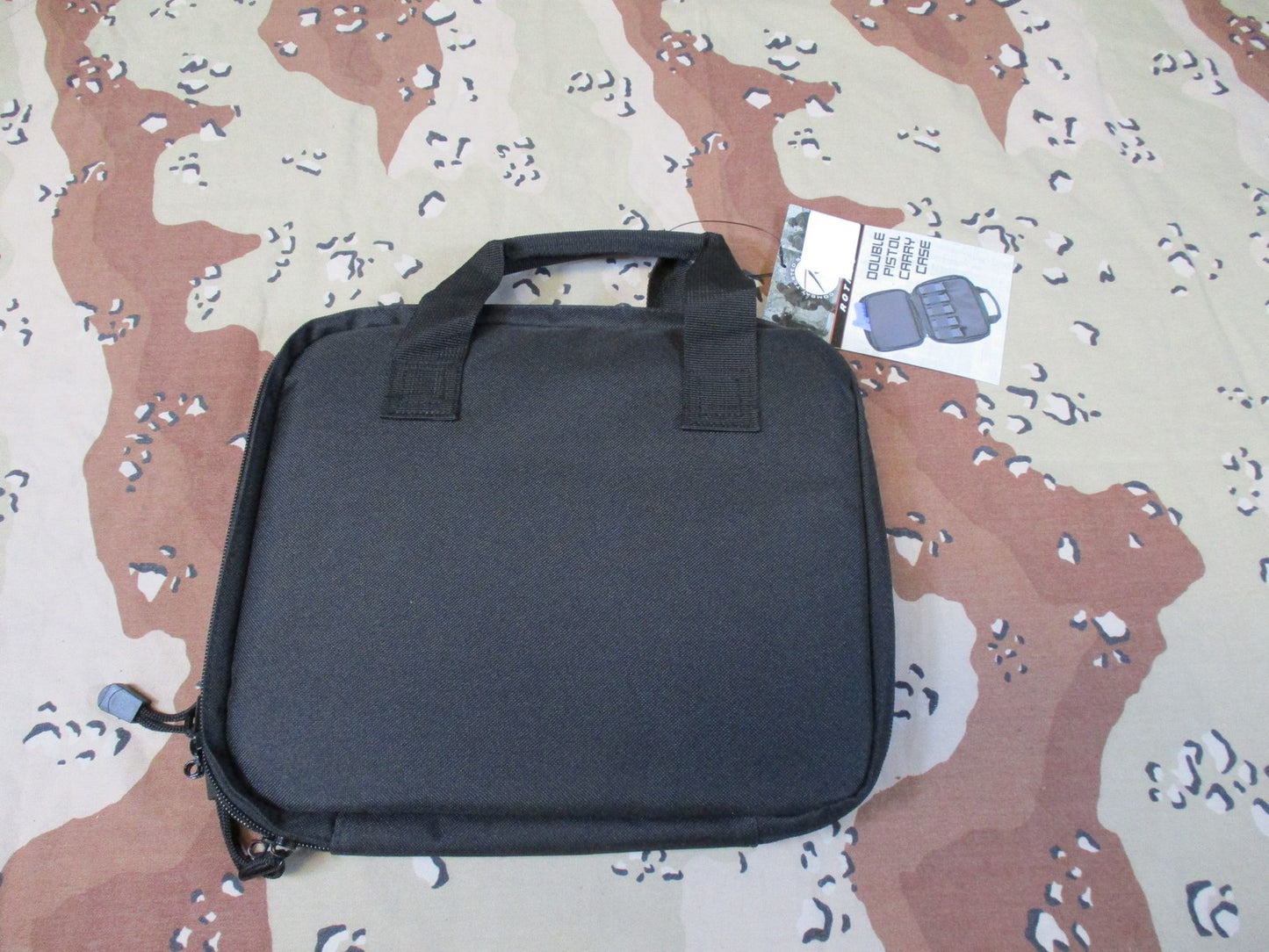 Rothco Double Pistol Carry Case Tactical Storage Bag Black Item 3907 New