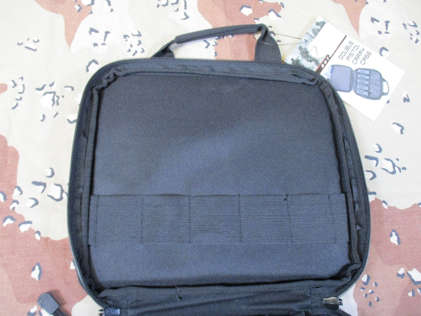 Rothco Double Pistol Carry Case Tactical Storage Bag Black Item 3907 New