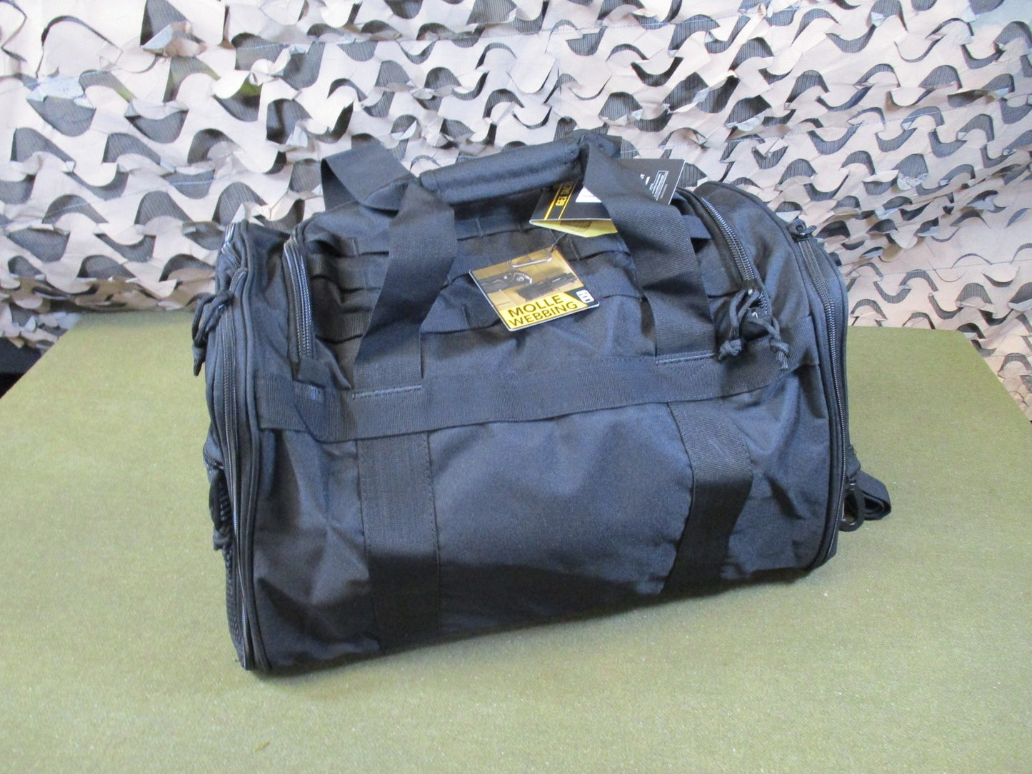 Tactical Range Bag MOLLE Duffel Gear Carry Case Black New With Tags