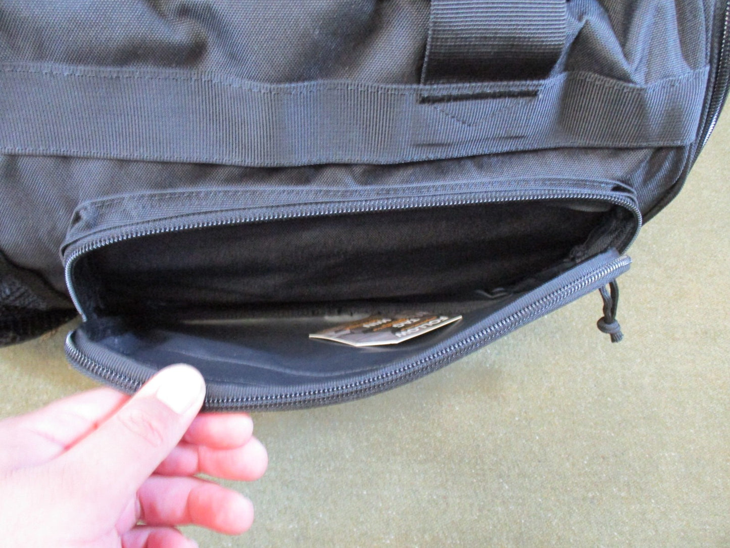 Tactical Range Bag MOLLE Duffel Gear Carry Case Black New With Tags