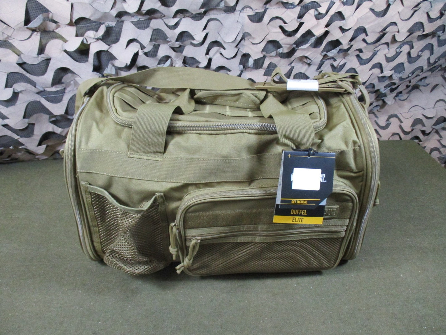 Highland Tactical Duffel Elite Expandable Gear Bag Tan New With Tags