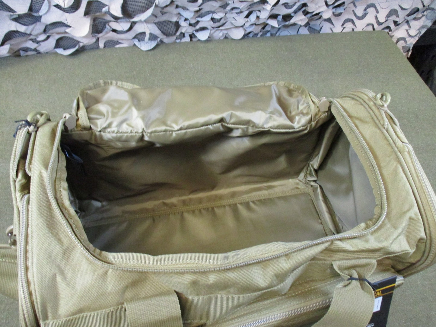 Highland Tactical Duffel Elite Expandable Gear Bag Tan New With Tags