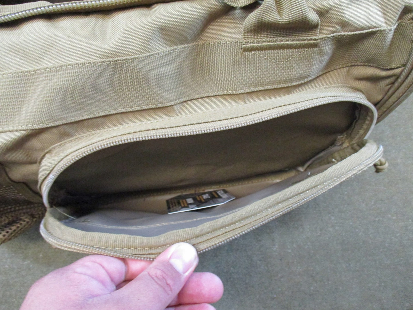 Highland Tactical Duffel Elite Expandable Gear Bag Tan New With Tags