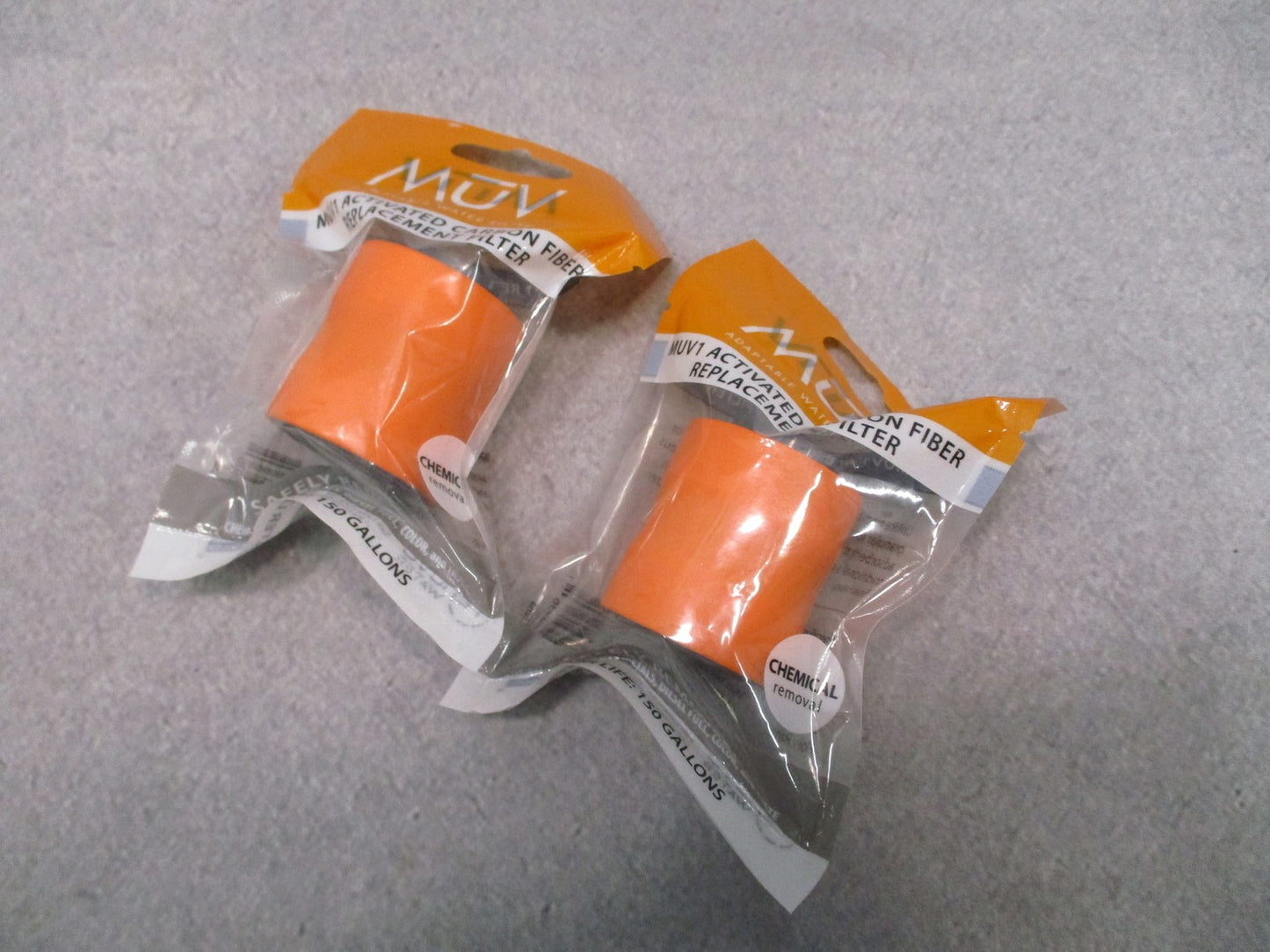 2x MUV Activated Carbon Replacement Water Filters REN-M-01 150 Gallon Life New