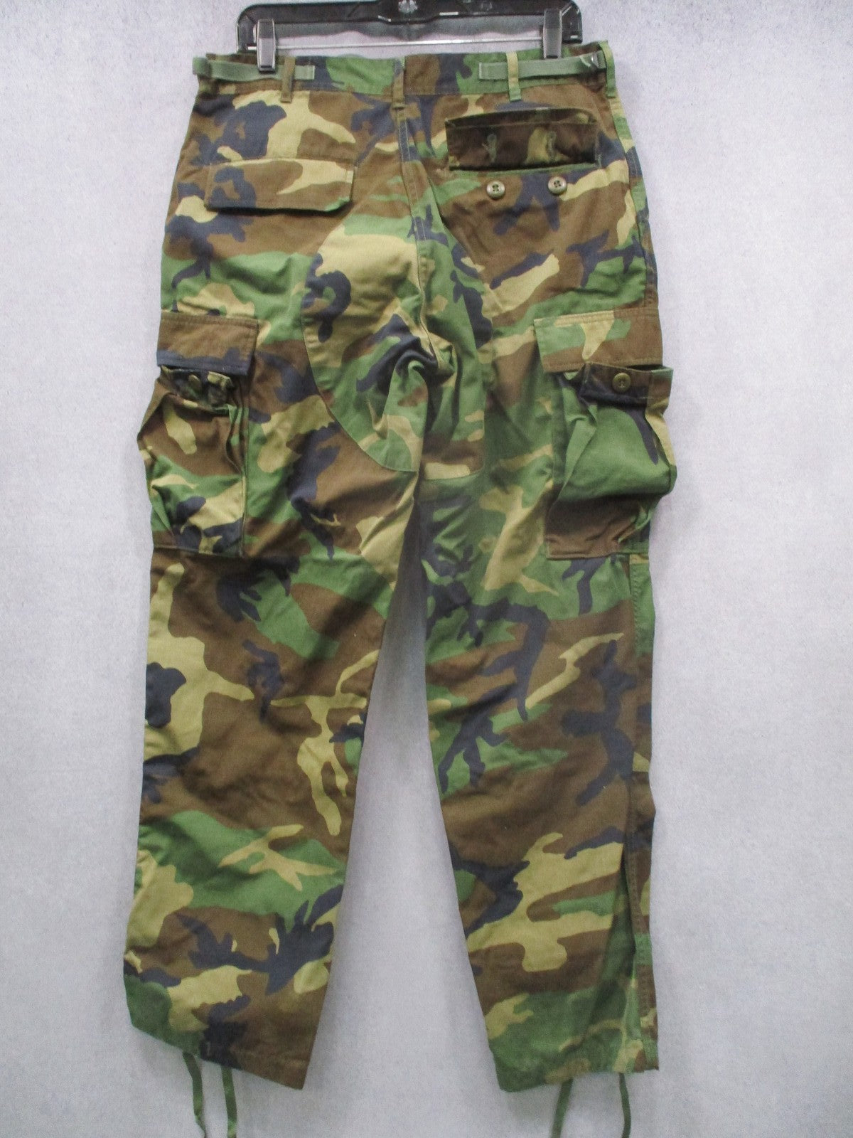 US Military BDU Pants Medium Regular Woodland Camo Ripstop Combat Trousers