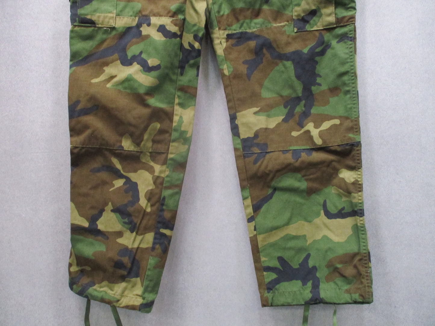 US Military BDU Pants Medium Regular Woodland Camo Ripstop Combat Trousers