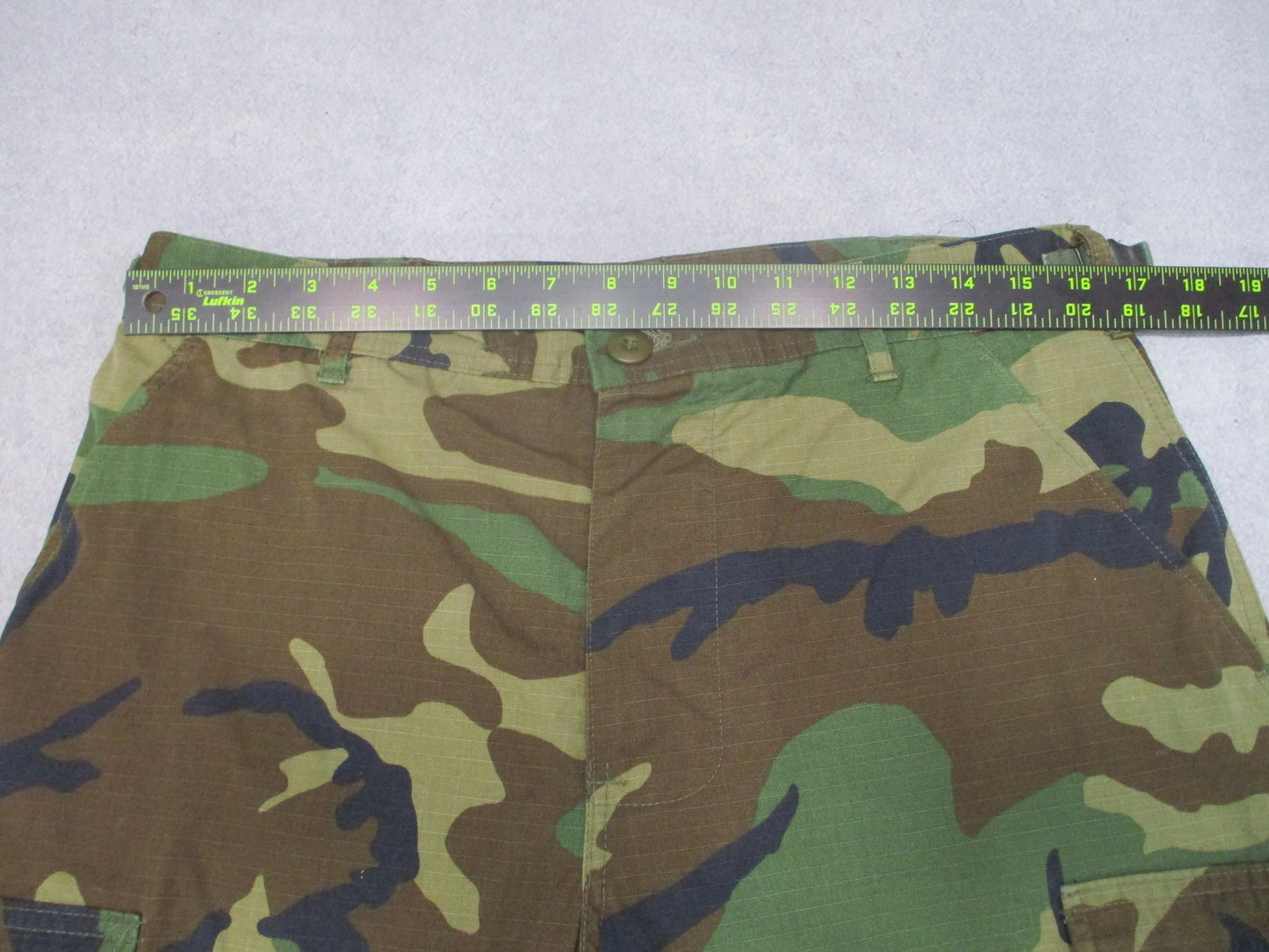US Military BDU Pants Medium Regular Woodland Camo Ripstop Combat Trousers