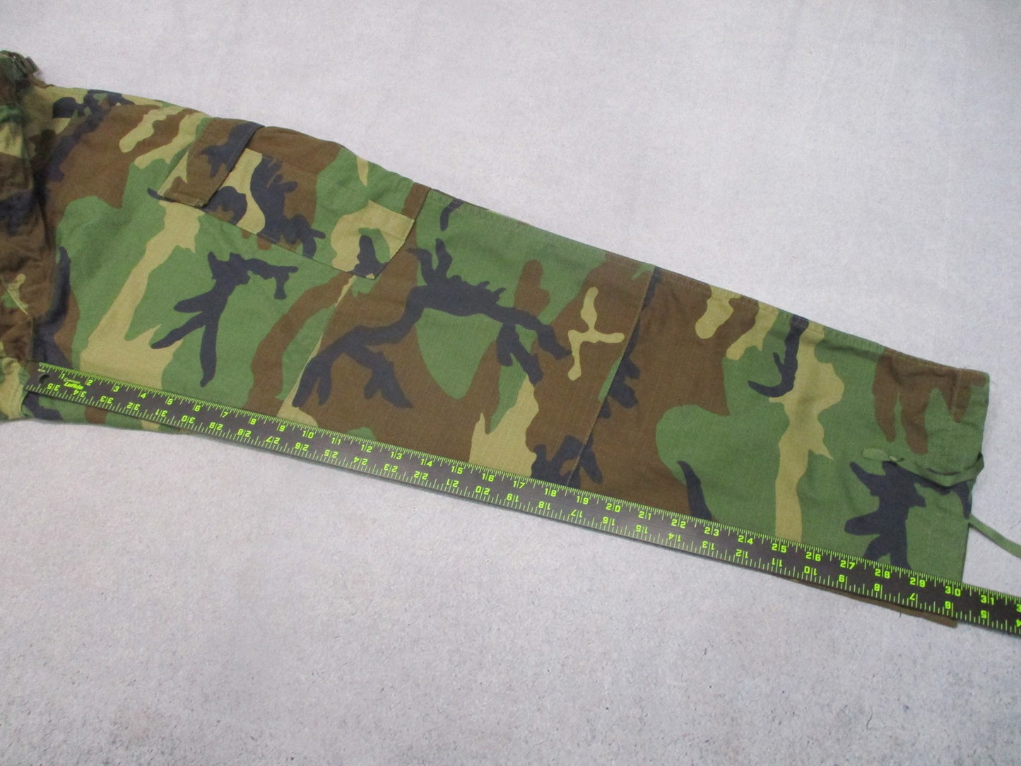 US Military BDU Pants Medium Regular Woodland Camo Ripstop Combat Trousers