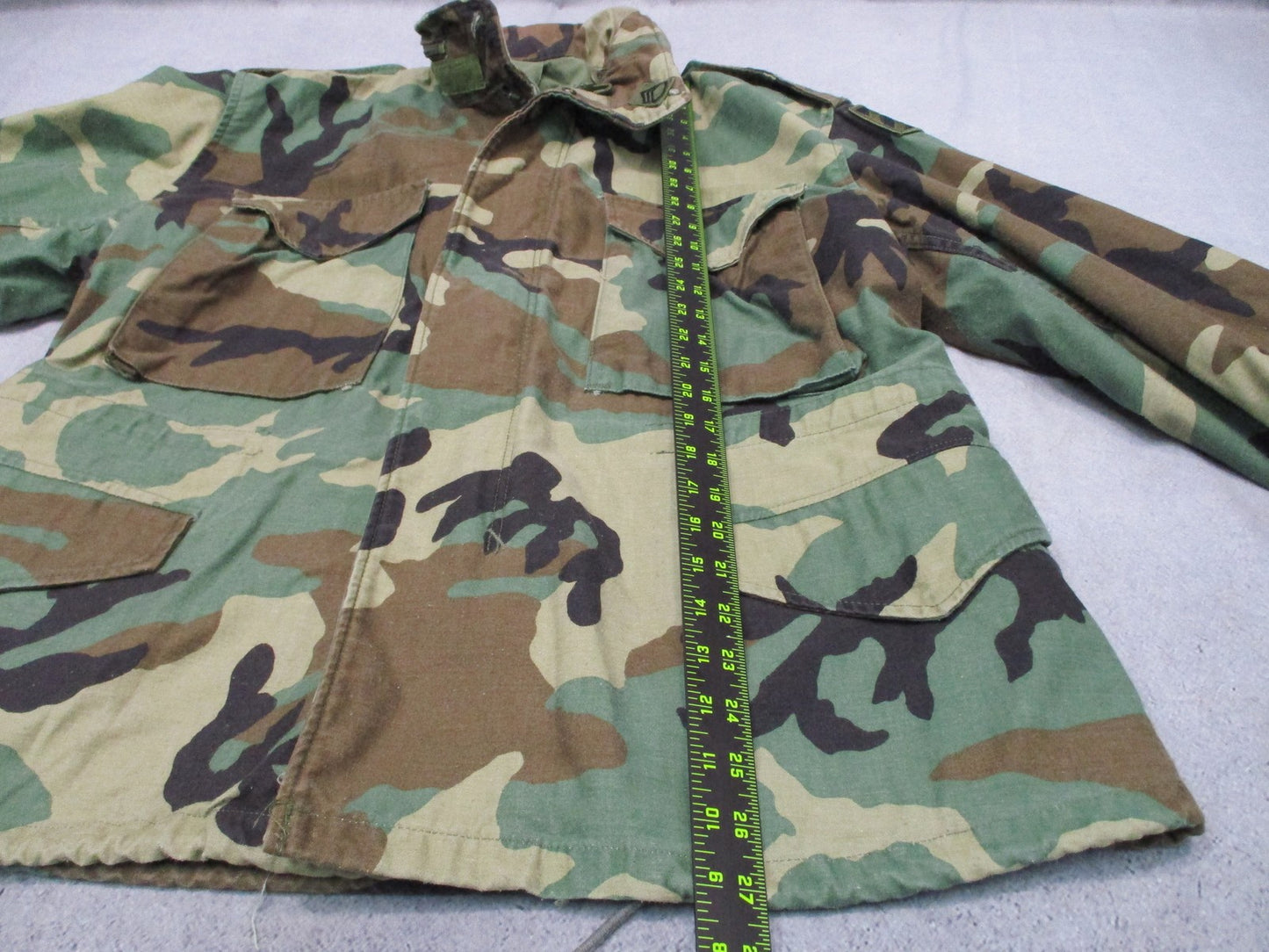 USGI M65 Woodland Field Jacket Medium X-Short 3rd Infantry Division Army Coat