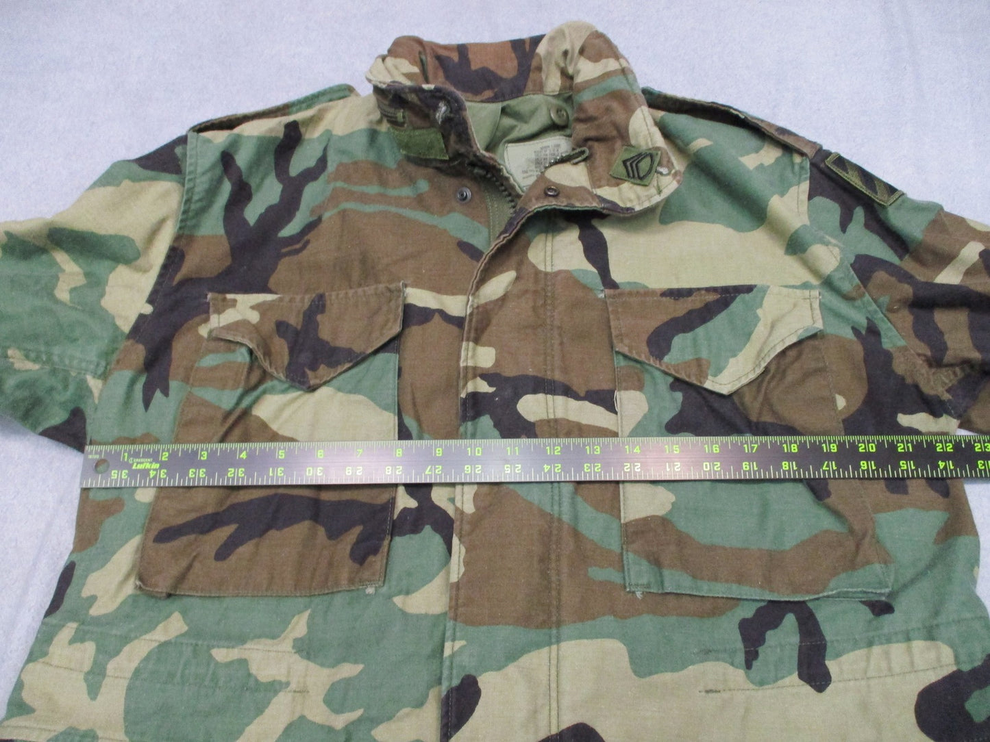 USGI M65 Woodland Field Jacket Medium X-Short 3rd Infantry Division Army Coat