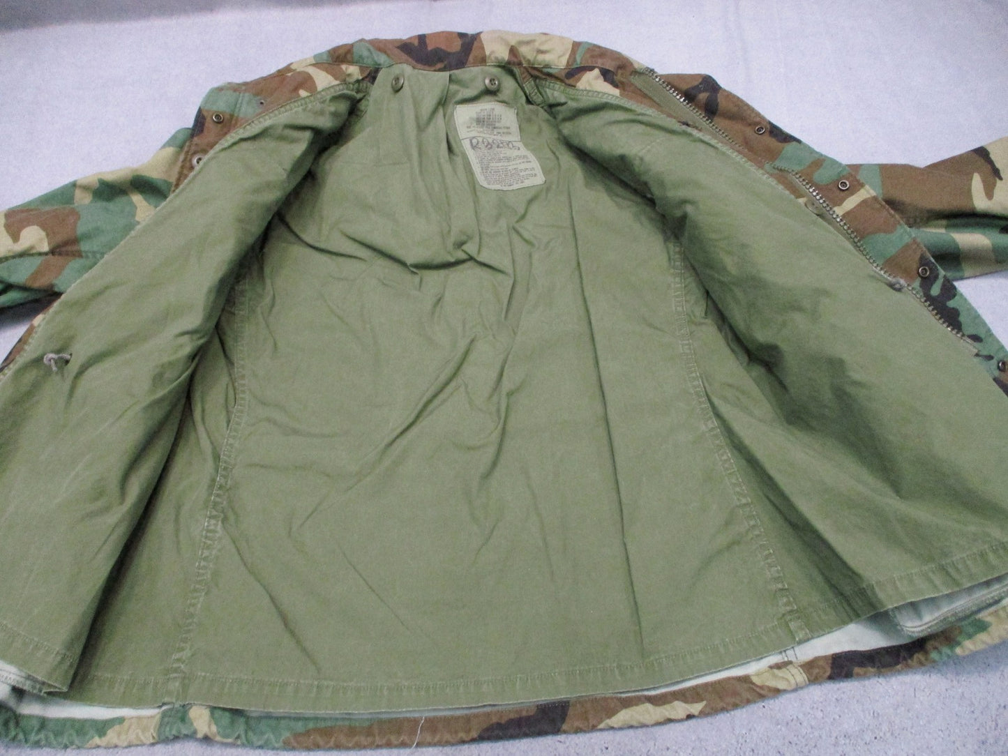 USGI M65 Woodland Field Jacket Medium X-Short 3rd Infantry Division Army Coat