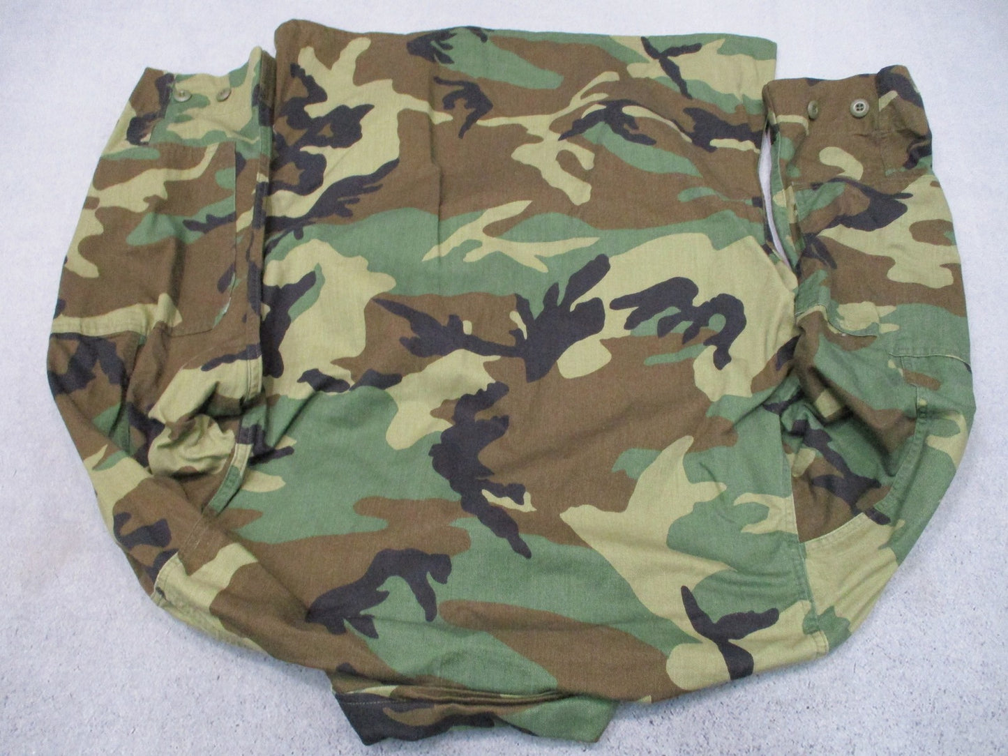 USMC Woodland BDU Combat Coat Medium Regular Terry MFG 8415-01-084-1647