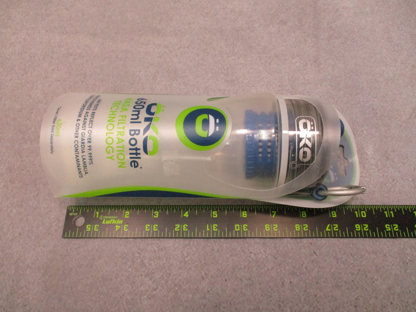 ÖKO 650ml Water Filtration Bottle - NASA Technology - BPA Free - ÖKO 650ml Water