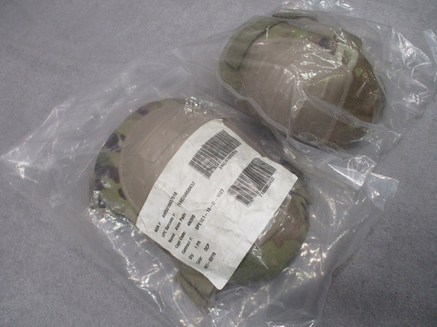 USGI OCP Knee & Elbow Pads Set Combat Protective Pads NSN 8465-01-663-7518
