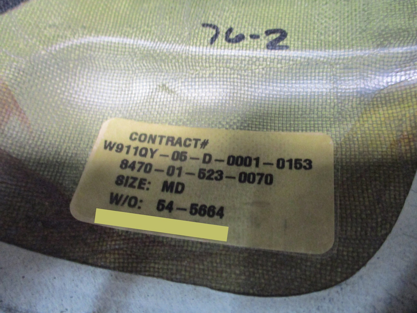 BAE ARMY ADVANCED COMBAT HELMET MADE W/ KEVLAR ACH MEDIUM 8470-01-523-0070 USED