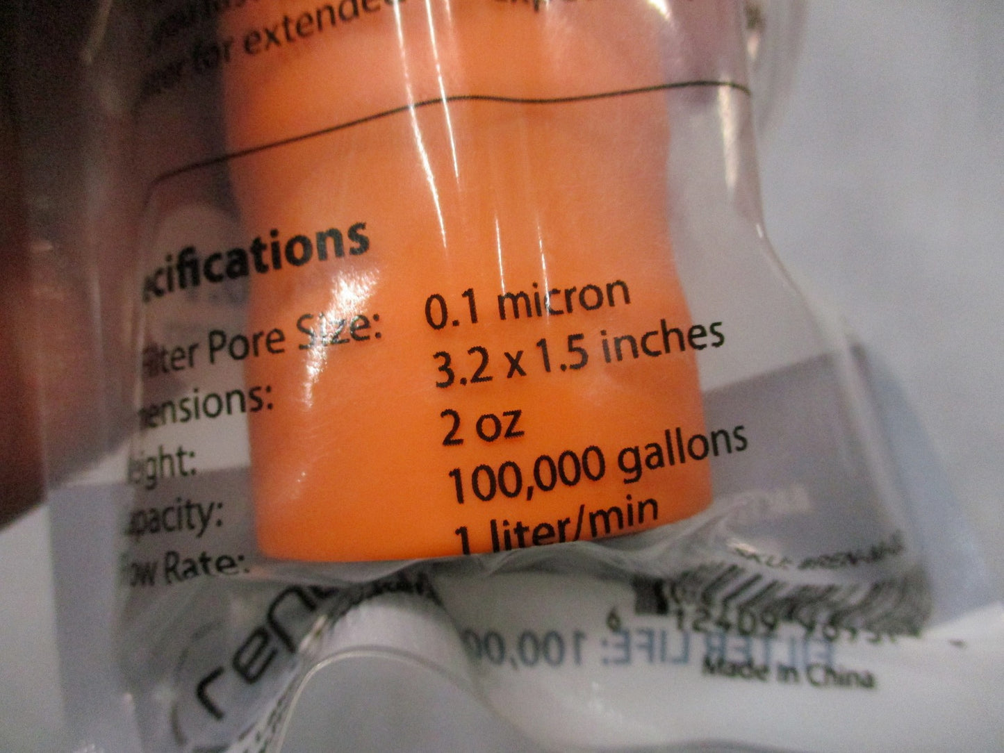 MUV2 Hollow Fiber Replacement Water Filter - 0.1 Micron - 100,000 Gallon Life