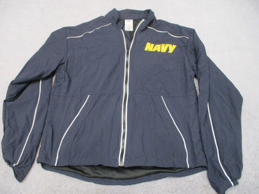 USGI US Navy PT Running Jacket X-Small Short Reflective Physical Training USA