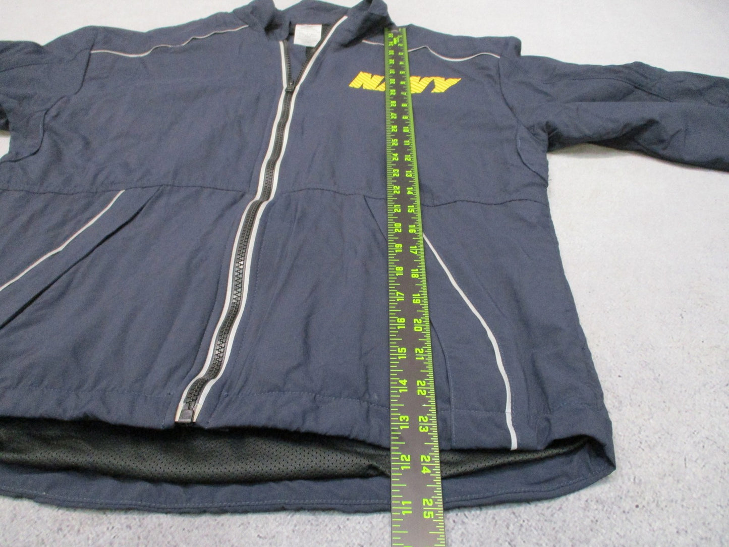 USGI US Navy PT Running Jacket X-Small Short Reflective Physical Training USA