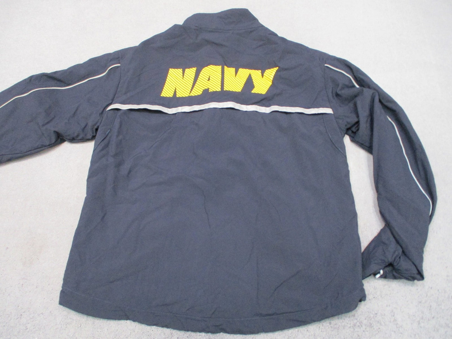 USGI US Navy PT Running Jacket X-Small Short Reflective Physical Training USA