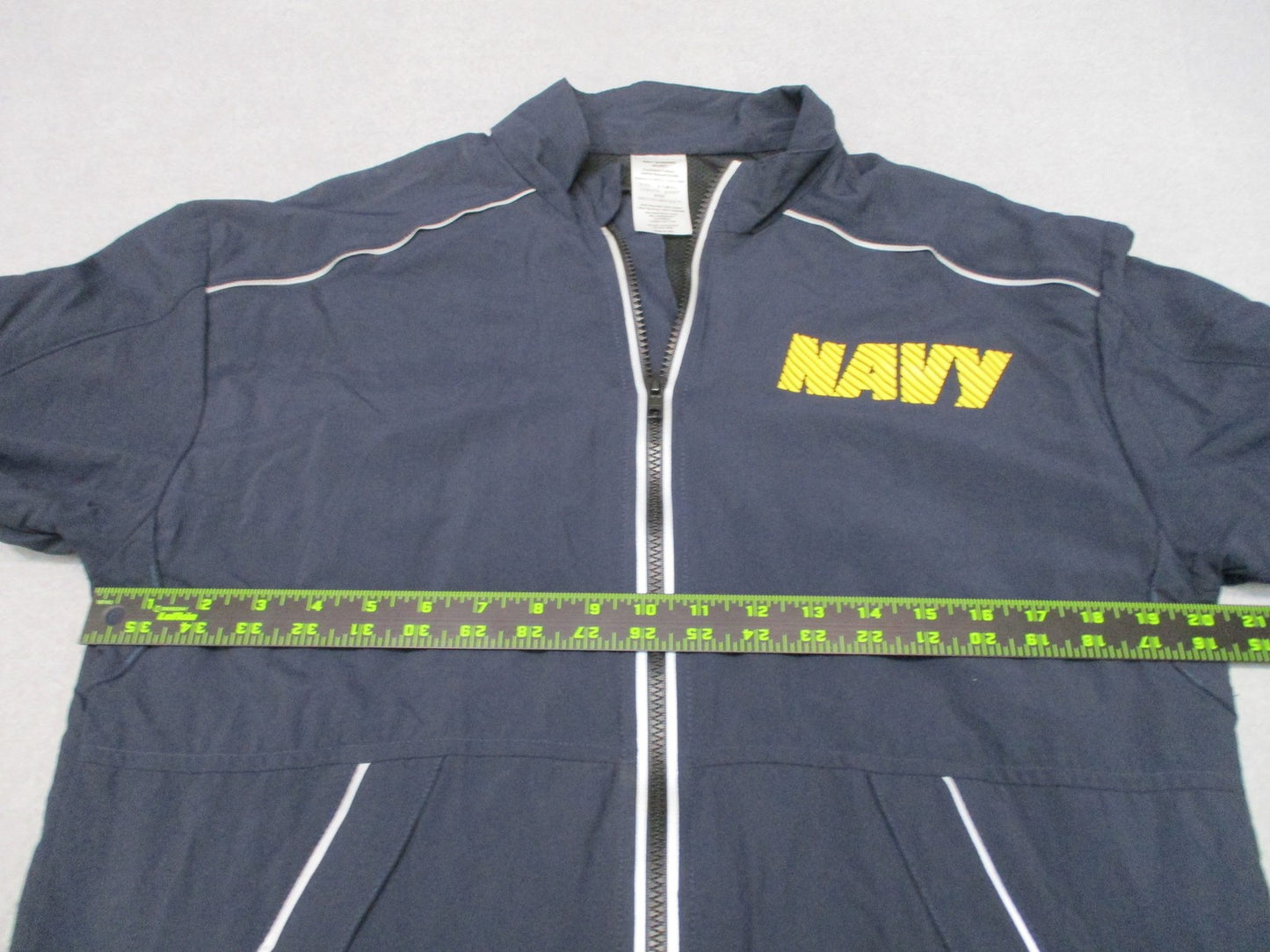 USGI US Navy PT Running Jacket X-Small Short Reflective Physical Training USA