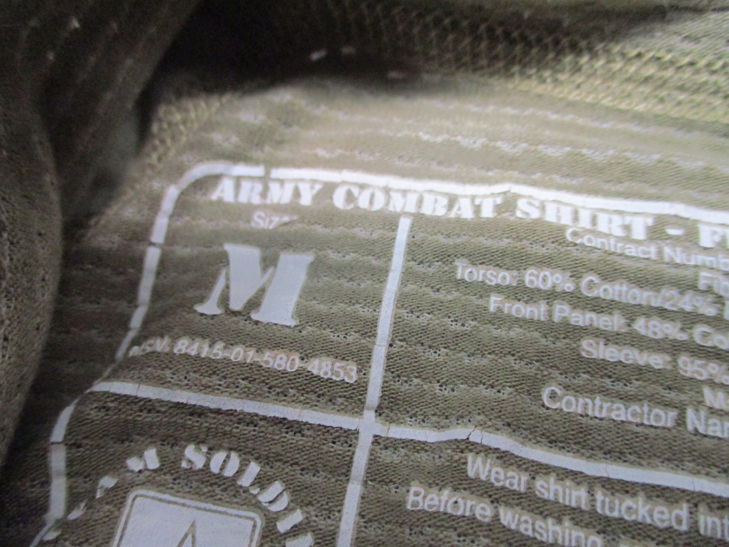 USGI Army ACS FR Combat Shirt Original Multicam GWOT Era Medium
