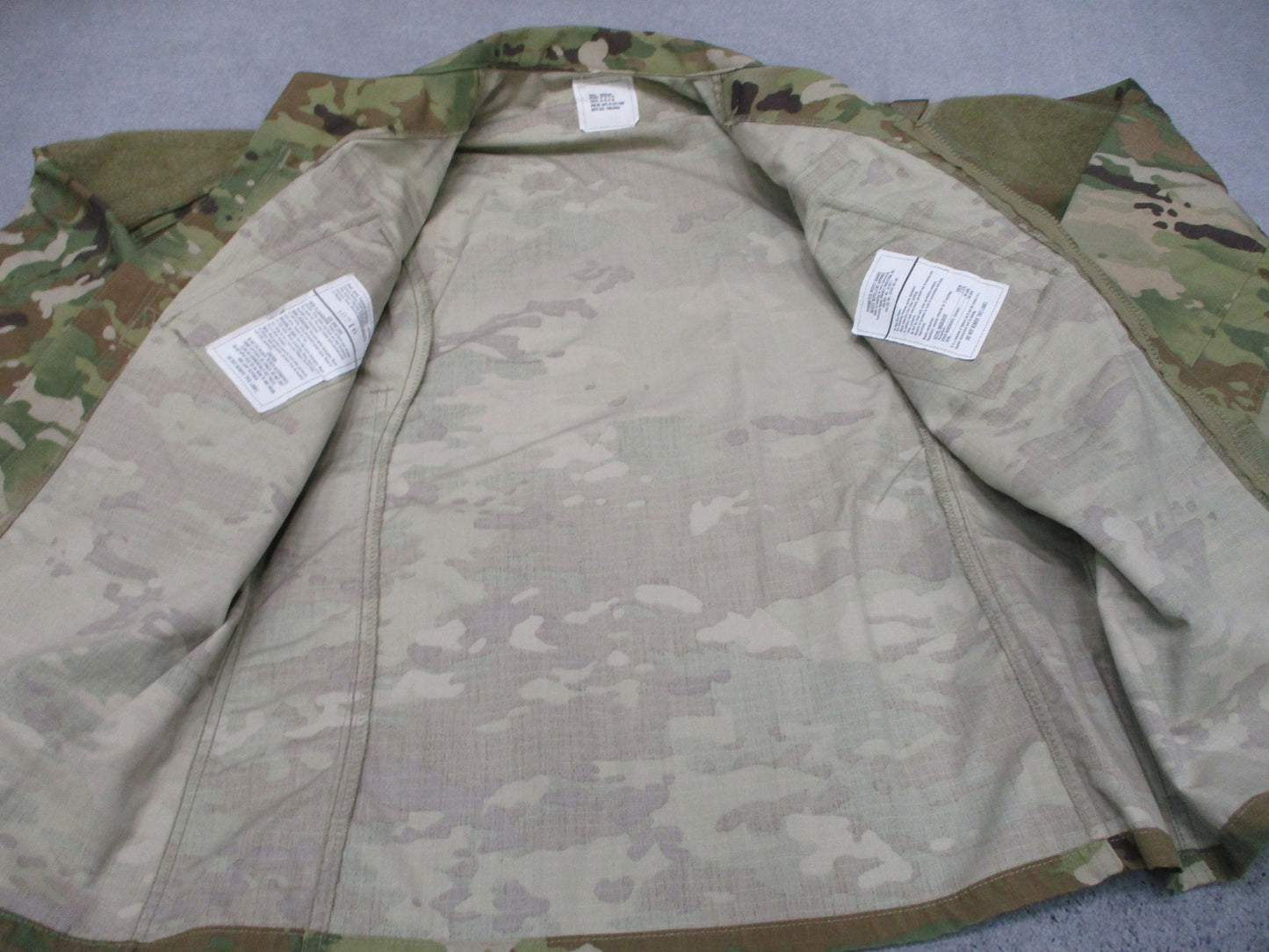 US Army OCP ACU Coat Small Regular Scorpion W2 Combat Uniform Jacket Ripstop