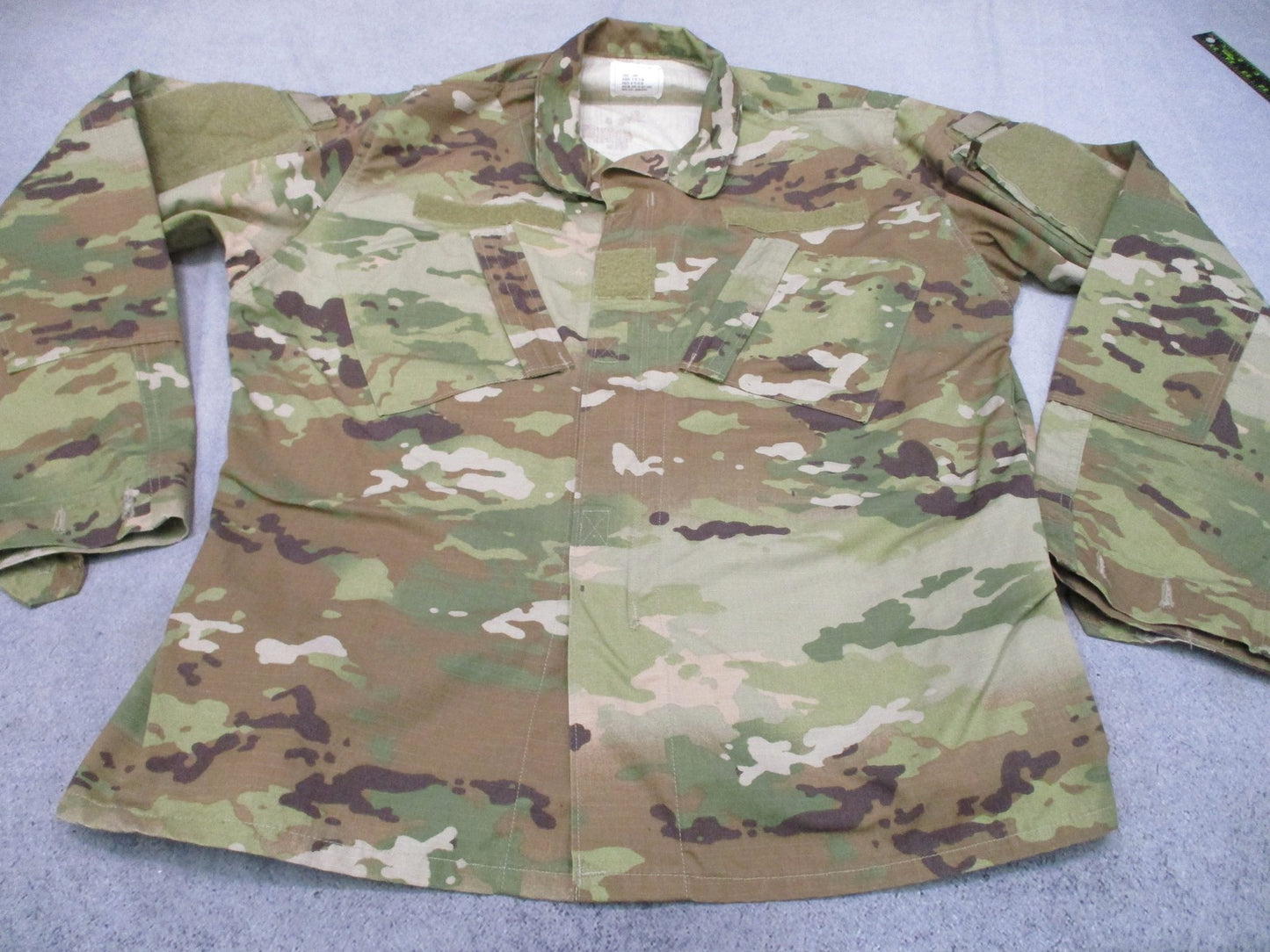Genuine US Army OCP ACU Coat Large Long Scorpion W2 Combat Uniform Jacket NSN