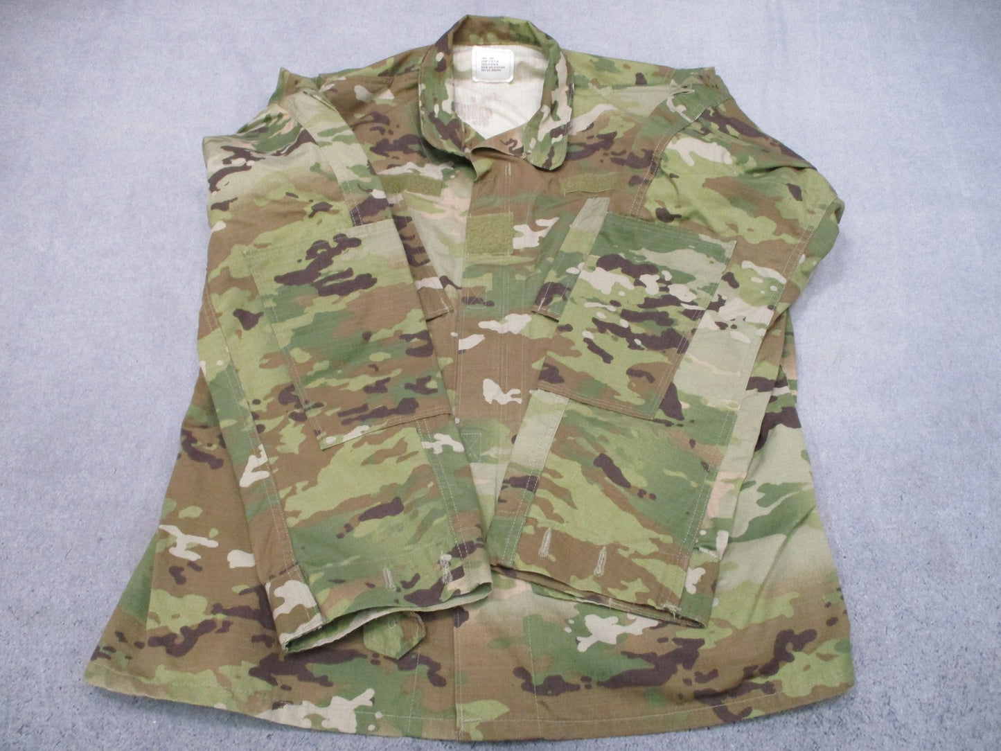 Genuine US Army OCP ACU Coat Large Long Scorpion W2 Combat Uniform Jacket NSN