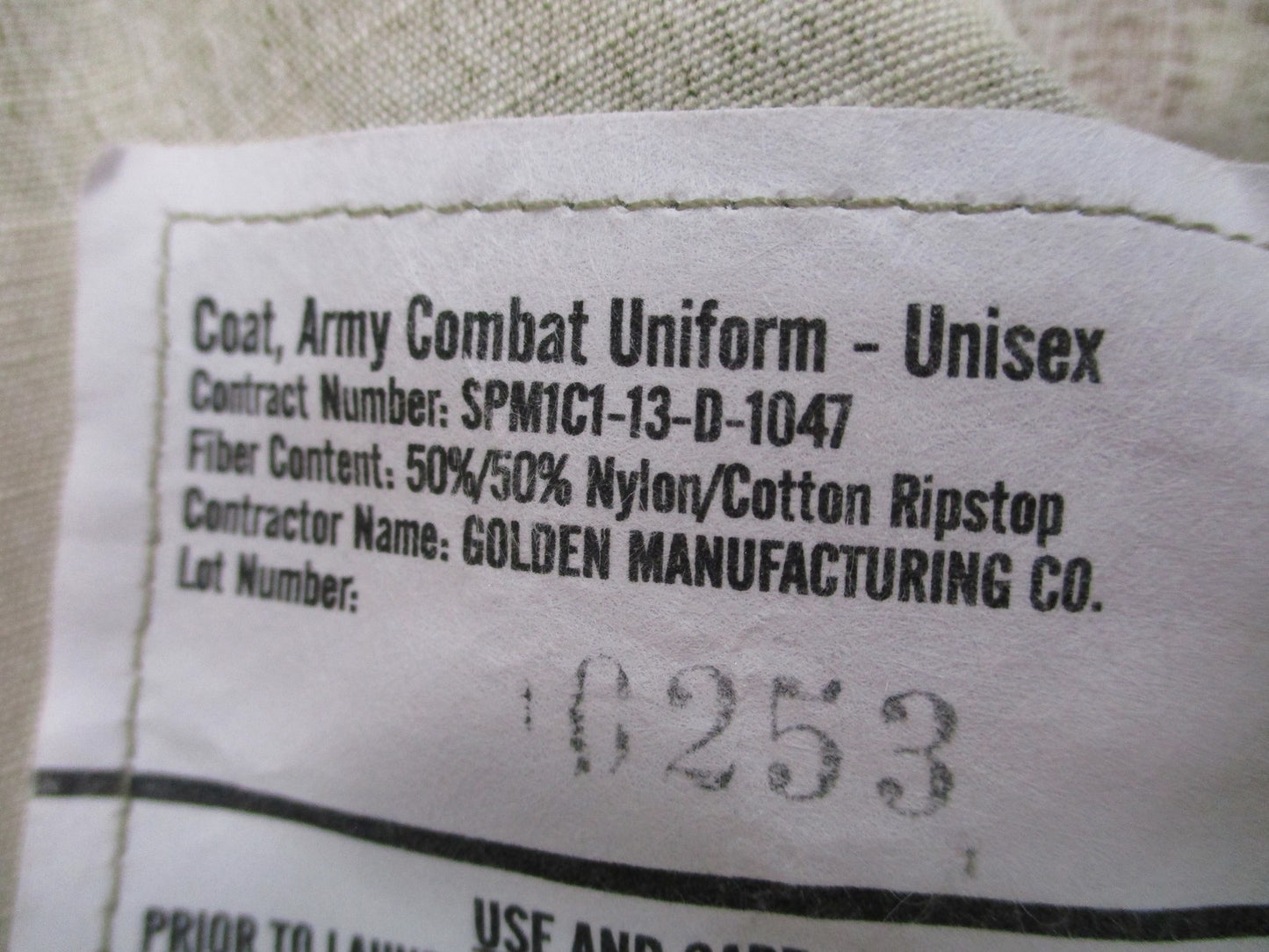 Genuine US Army OCP ACU Coat Large Long Scorpion W2 Combat Uniform Jacket NSN