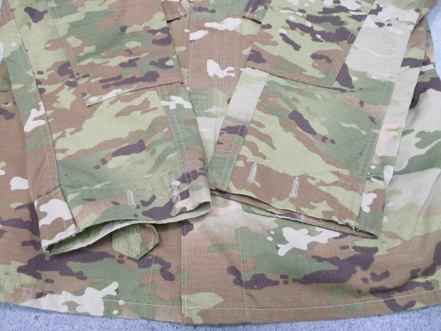 Genuine US Army OCP ACU Coat Large Long Scorpion W2 Combat Uniform Jacket NSN