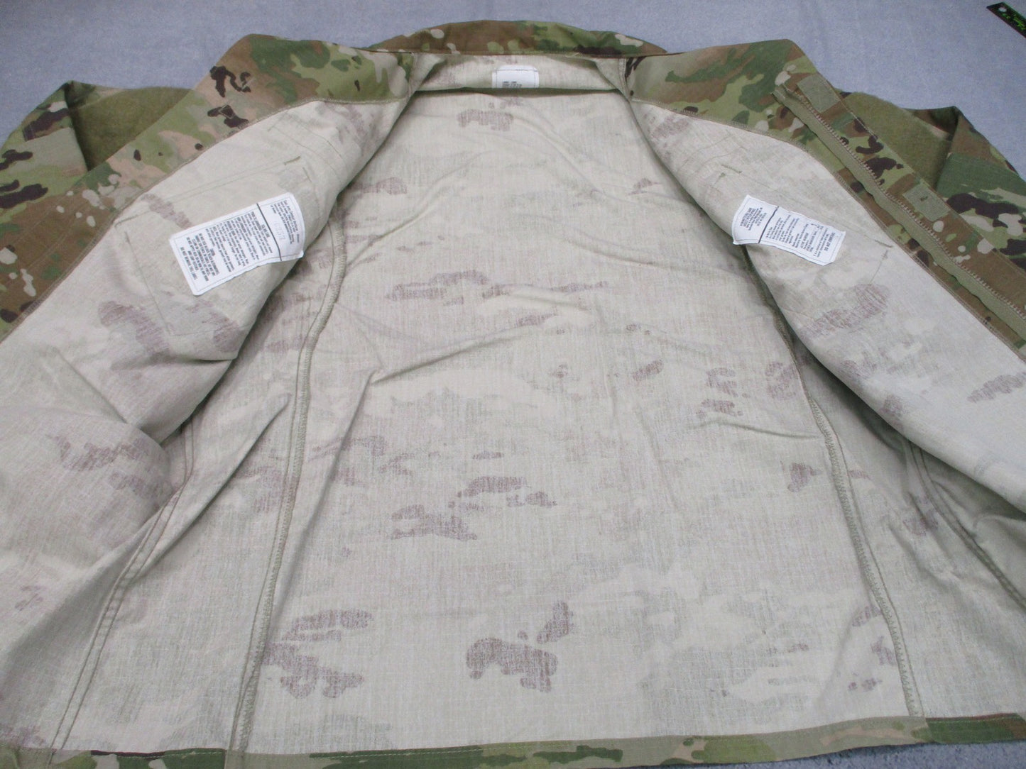 Genuine US Army OCP ACU Coat Large Long Scorpion W2 Combat Uniform Jacket NSN