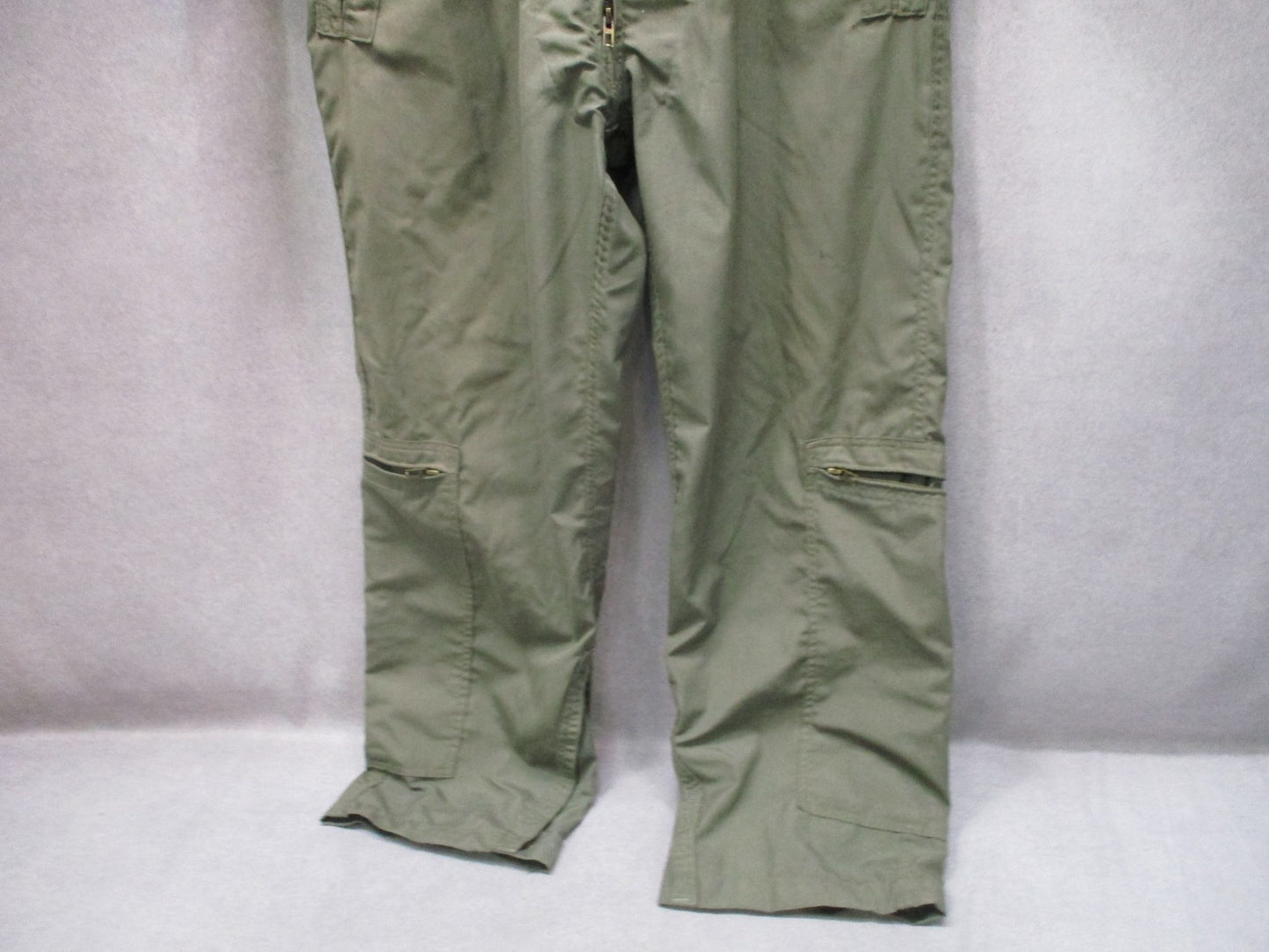 US Military CWU-27/P Flight Suit Coveralls Aramid Fire Resistant Sage Green 46R