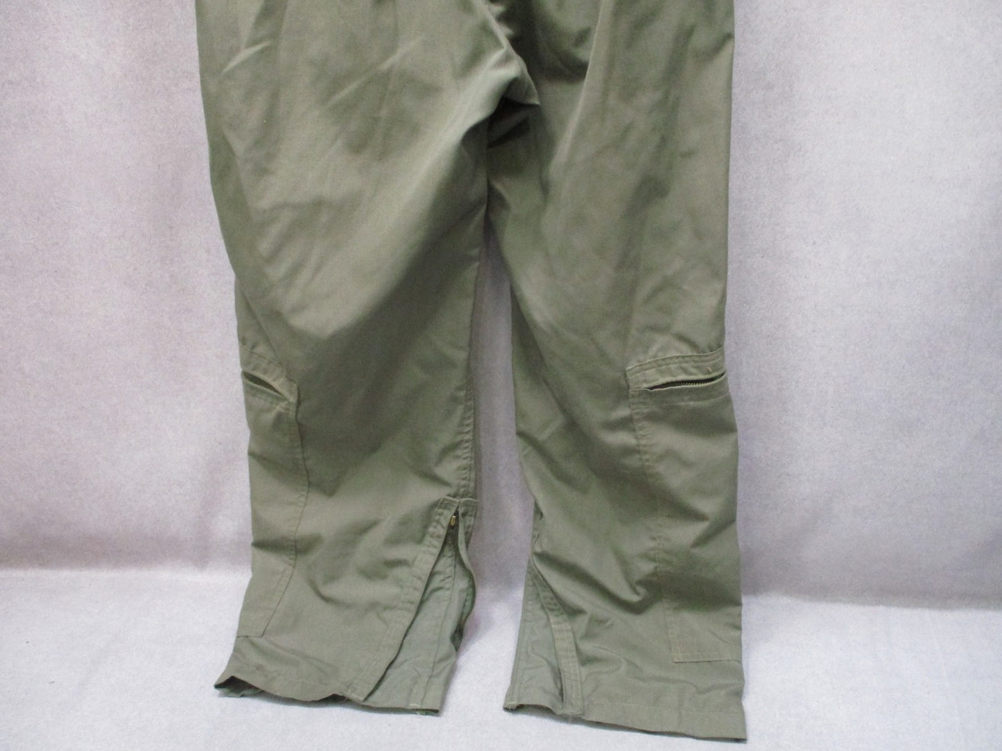 US Military CWU-27/P Flight Suit Coveralls Aramid Fire Resistant Sage Green 46R