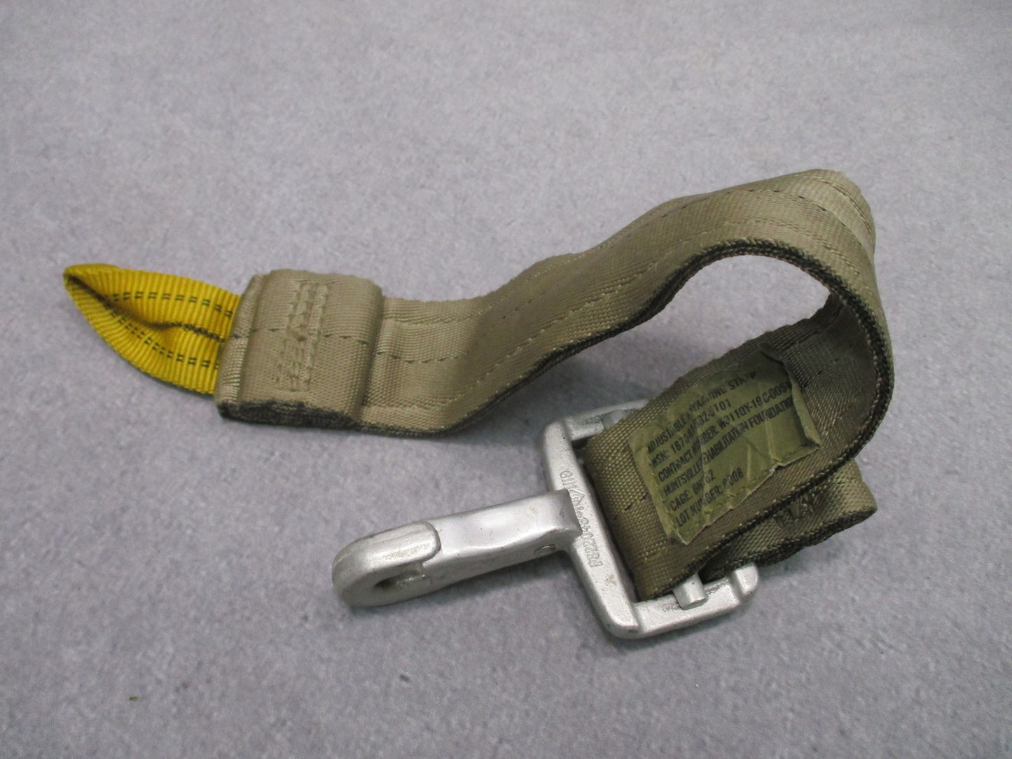 USGI Adjustable Attaching Strap Aerial Delivery NSN 1670-01-632-5101