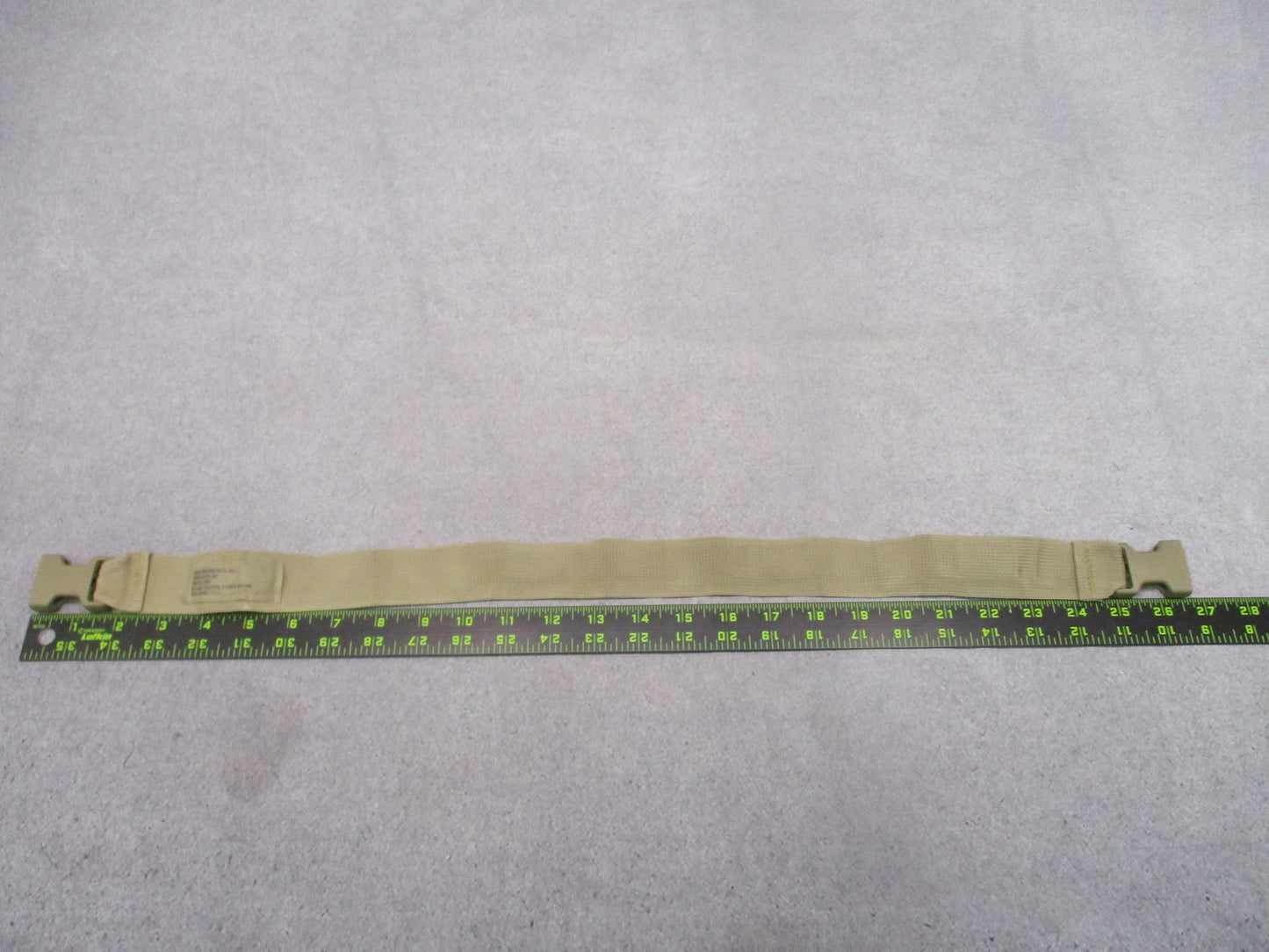 Genuine US Military MOLLE 4000 Compression Strap NSN 8465-01-673-3521 Tan