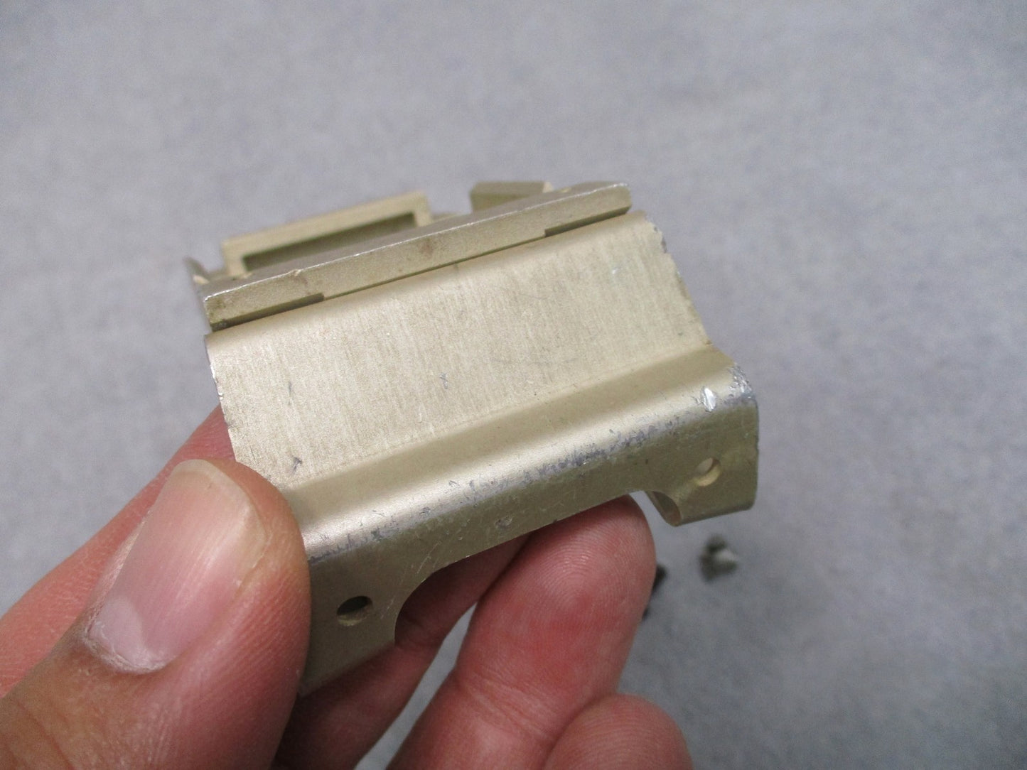 USGI ACH Helmet NVG Shroud Mounting Bracket Base Plate w Screws L Used