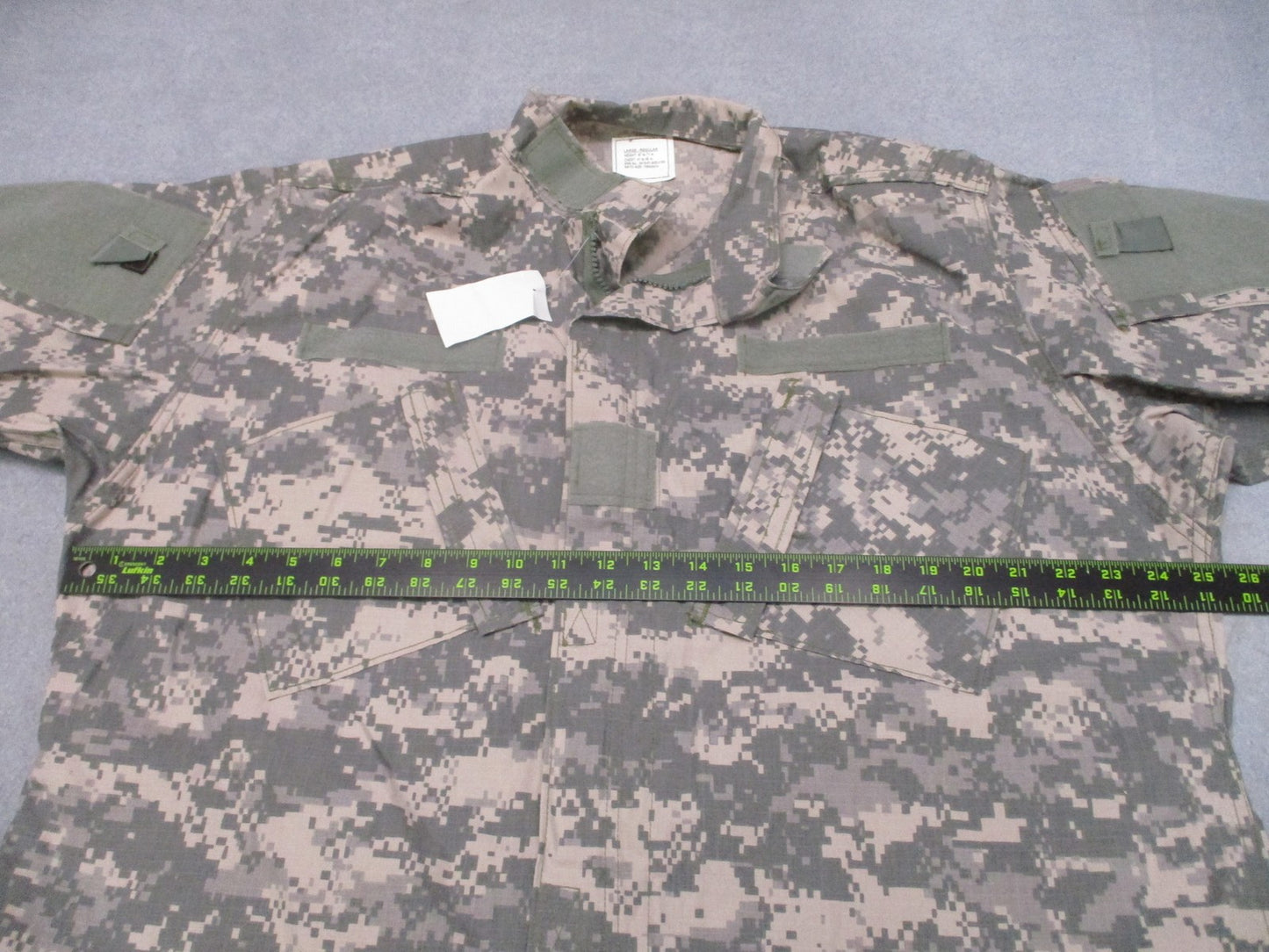 US Military ACU Coat Large Regular Digital Camo Flame Resistant Uniform Jacket