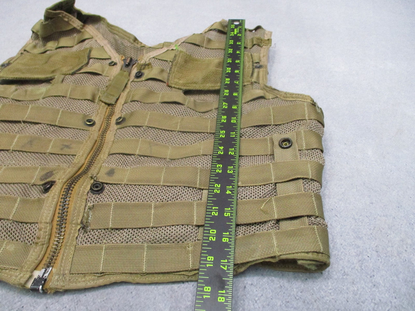 USGI CMU-36/P Aircrew Survival Vest Coyote Brown MOLLE Scovill Zipper