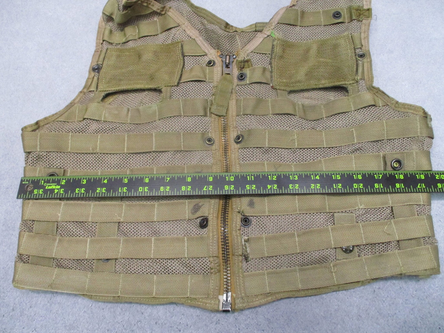 USGI CMU-36/P Aircrew Survival Vest Coyote Brown MOLLE Scovill Zipper