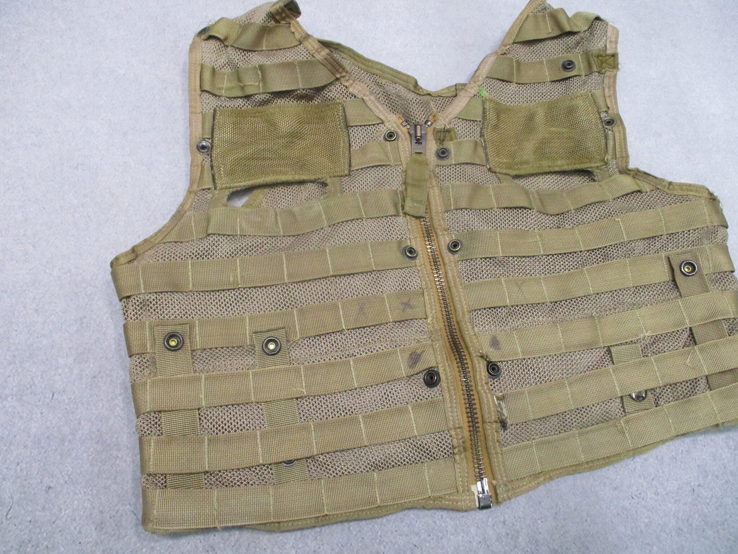 USGI CMU-36/P Aircrew Survival Vest Coyote Brown MOLLE Scovill Zipper