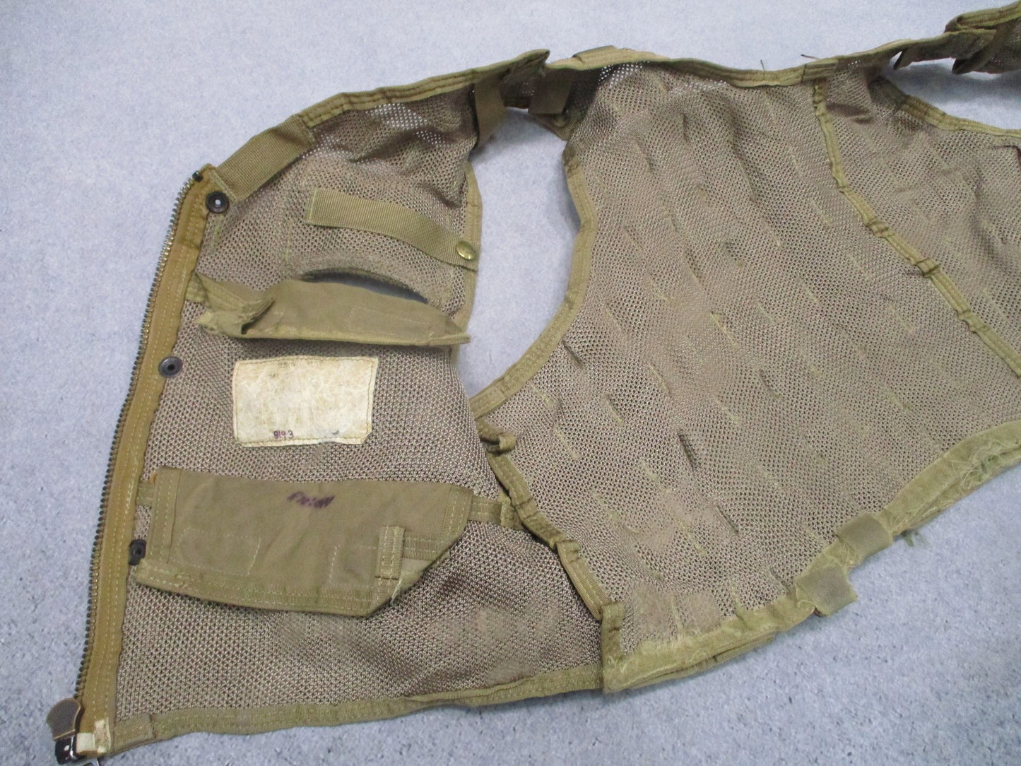 USGI CMU-36/P Aircrew Survival Vest Coyote Brown MOLLE Scovill Zipper