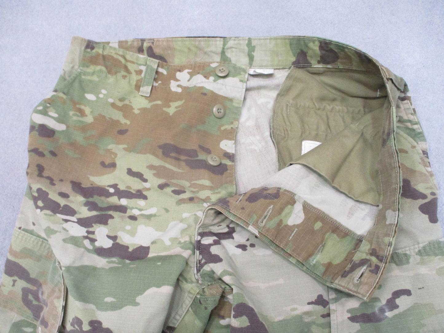 Army OCP ACU Trousers Large Long Scorpion W2 Camo Combat Pants Military Surplus
