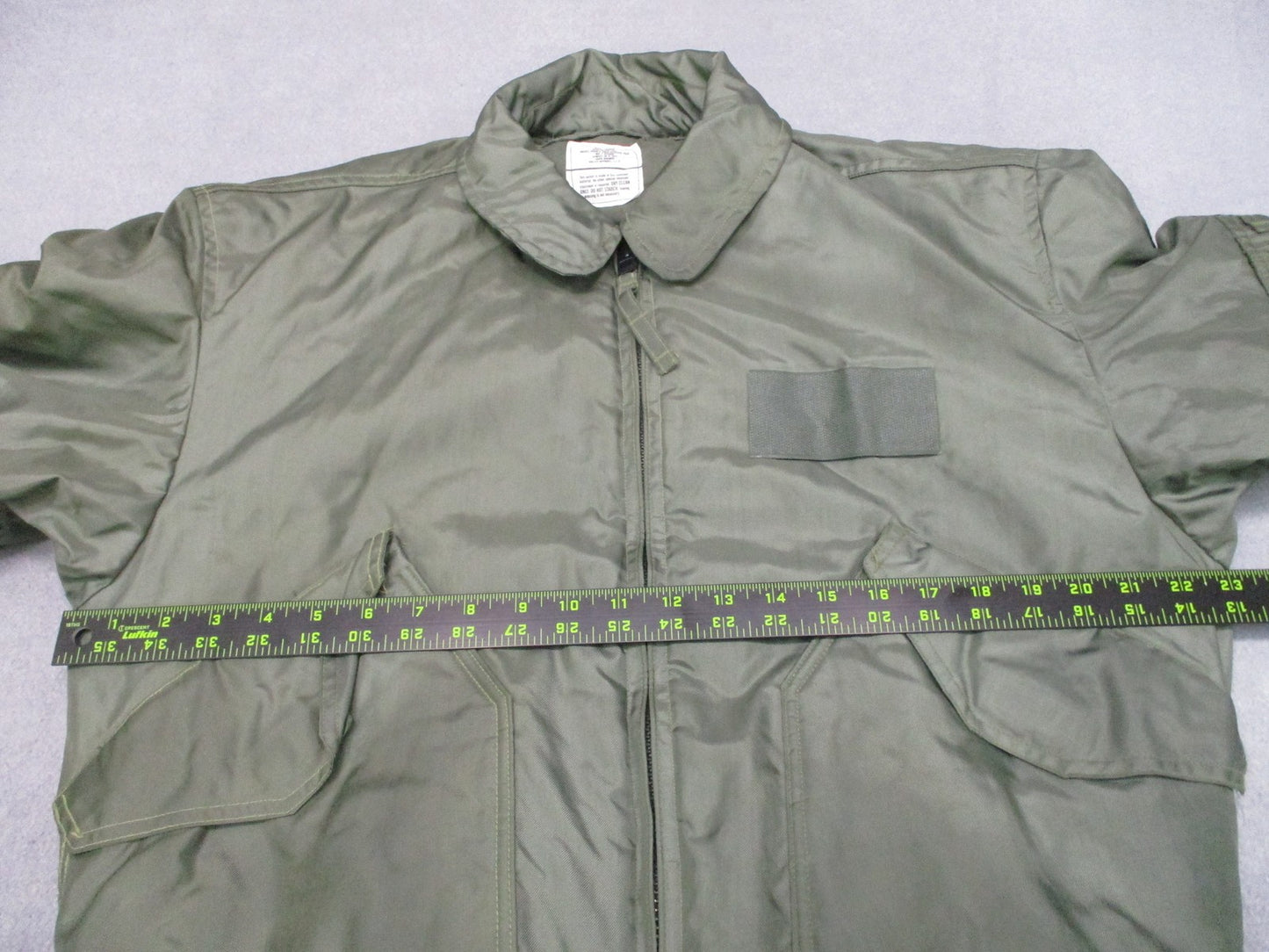 US Military CWU-45/P Flight Jacket Cold Weather Aramid Sage Green Large Surplus