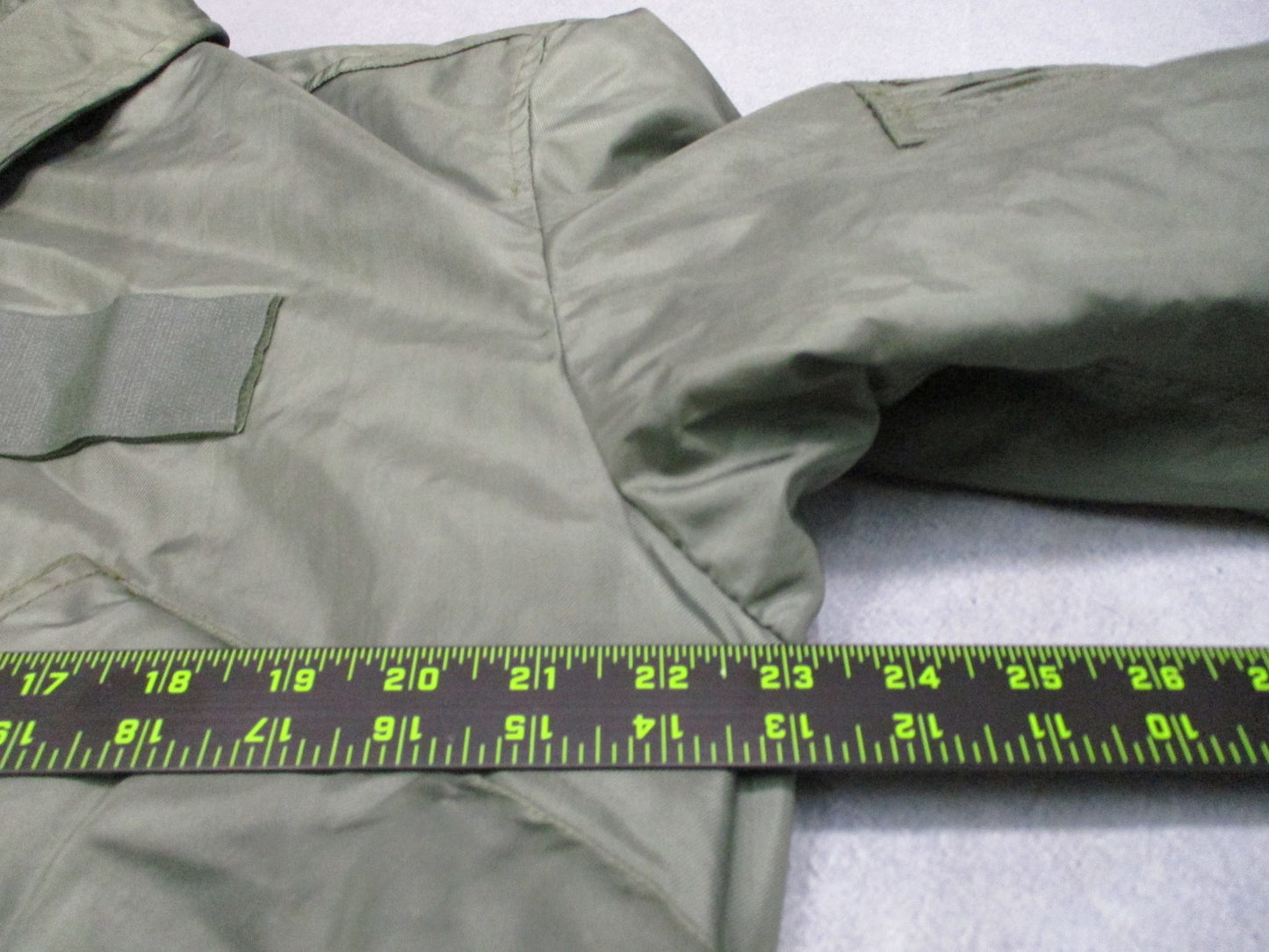 US Military CWU-45/P Flight Jacket Cold Weather Aramid Sage Green Large Surplus