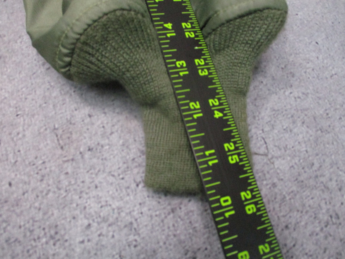 US Military CWU-45/P Flight Jacket Cold Weather Aramid Sage Green Large Surplus