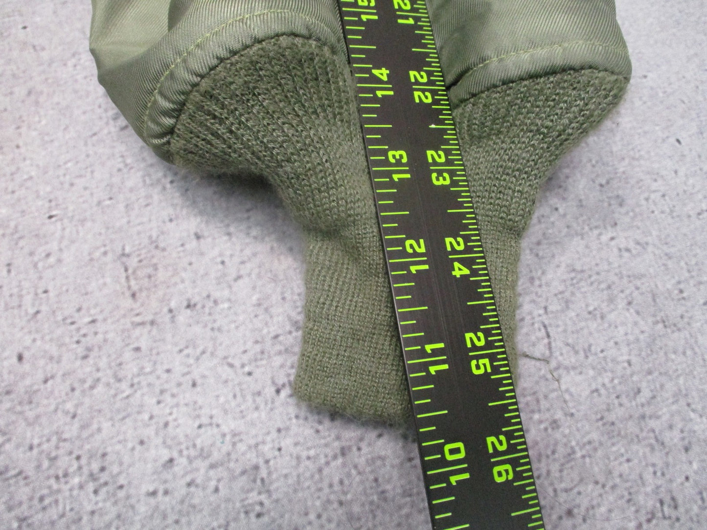 US Military CWU-45/P Flight Jacket Cold Weather Aramid Sage Green Large Surplus