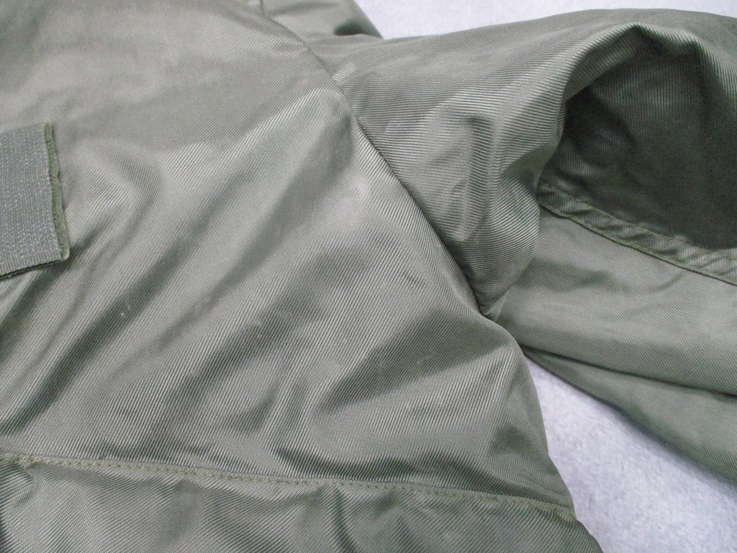 US Military CWU-45/P Flight Jacket Cold Weather Aramid Sage Green Large Surplus